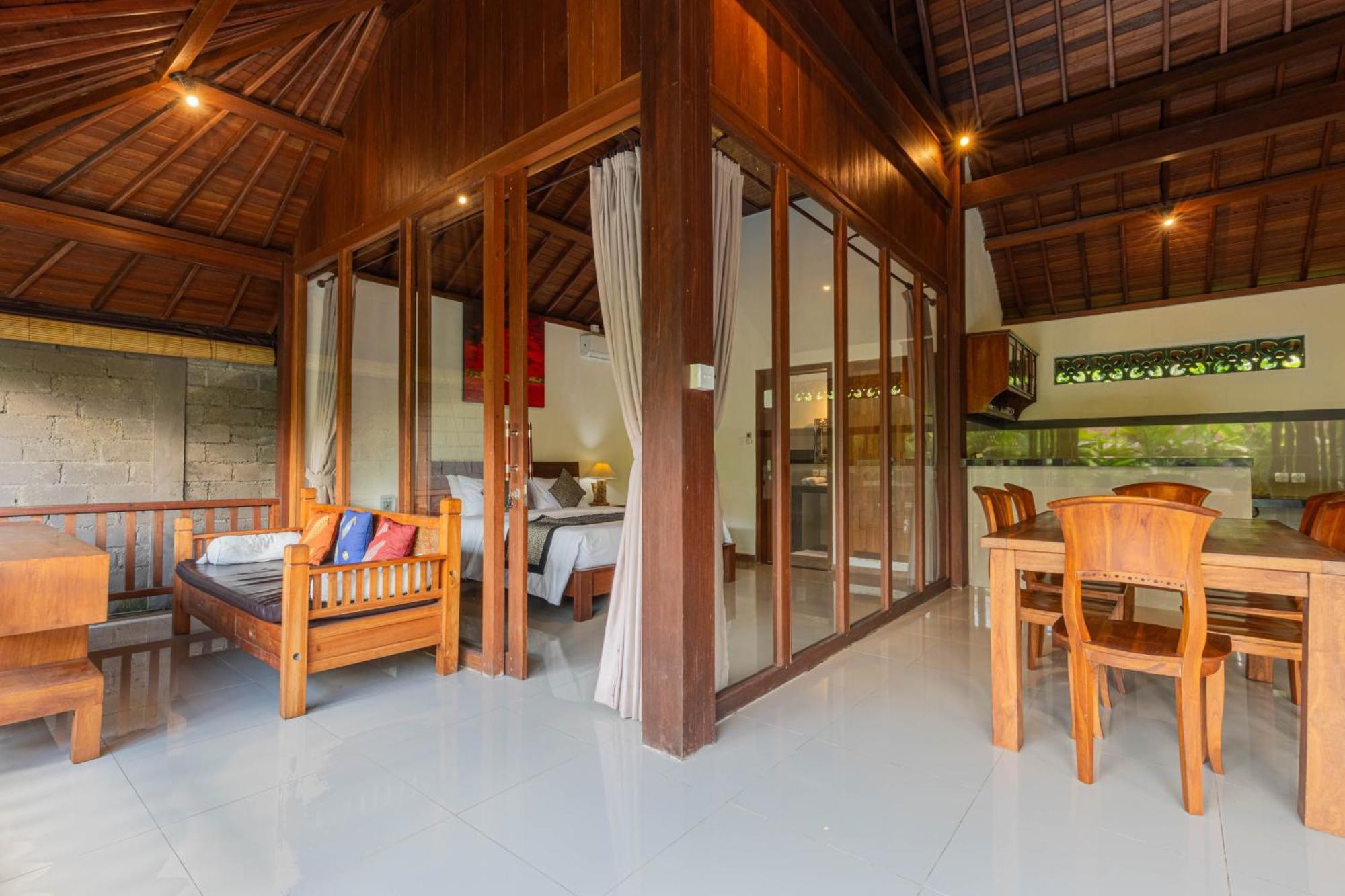 Sari Bamboo Bungalows Ubud Extérieur photo