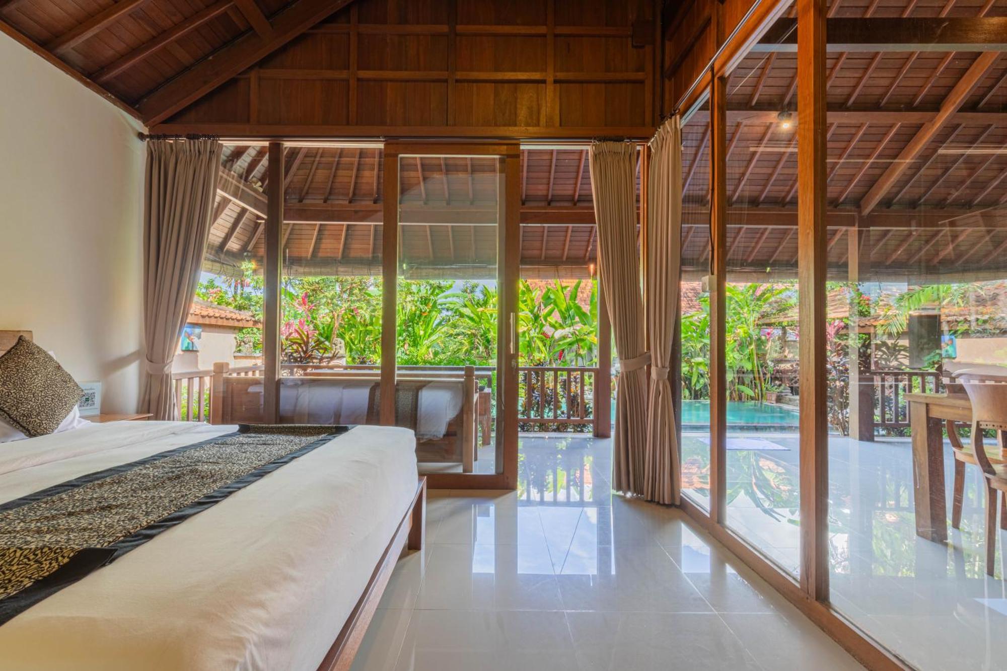 Sari Bamboo Bungalows Ubud Chambre photo