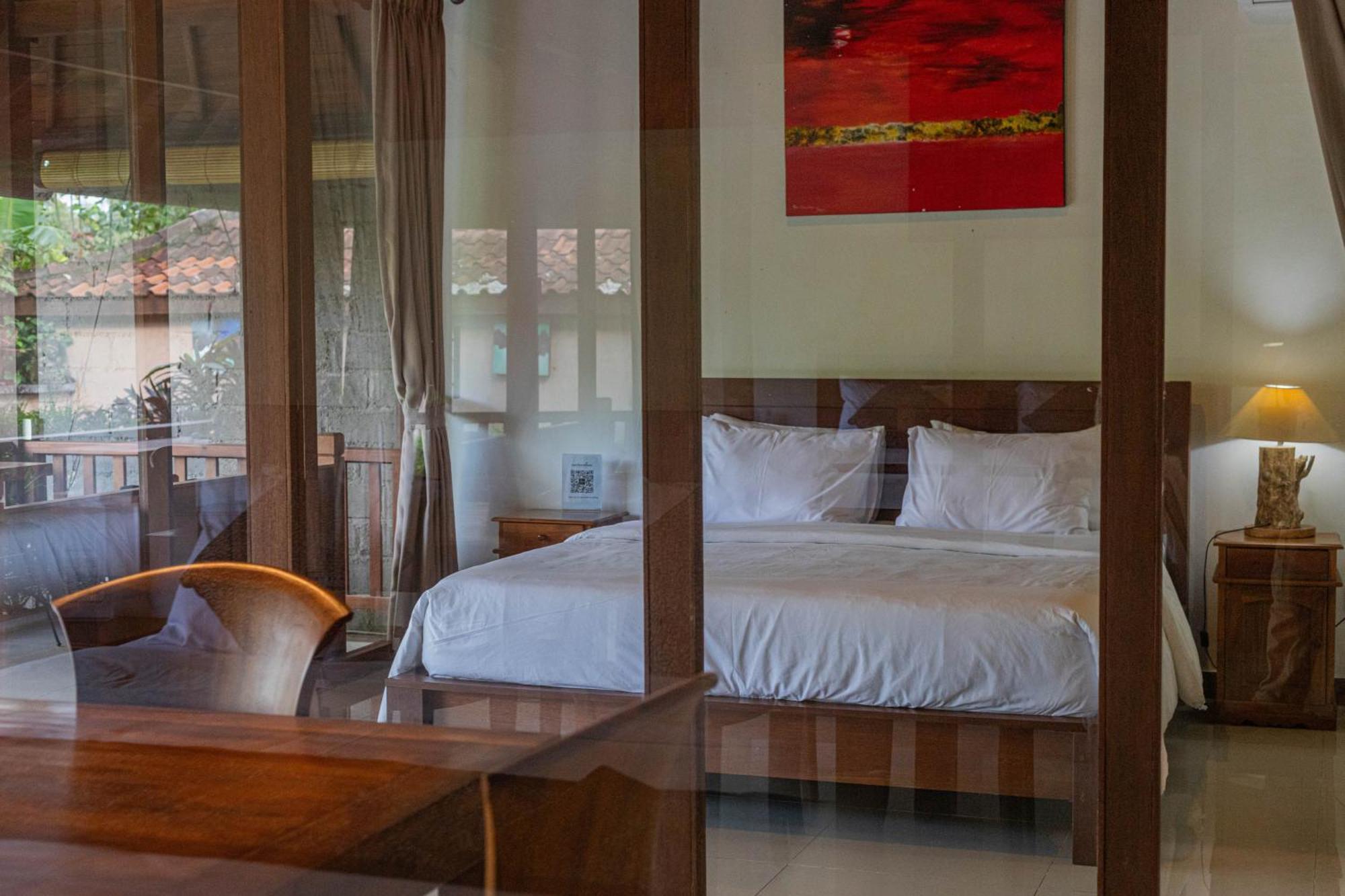 Sari Bamboo Bungalows Ubud Chambre photo