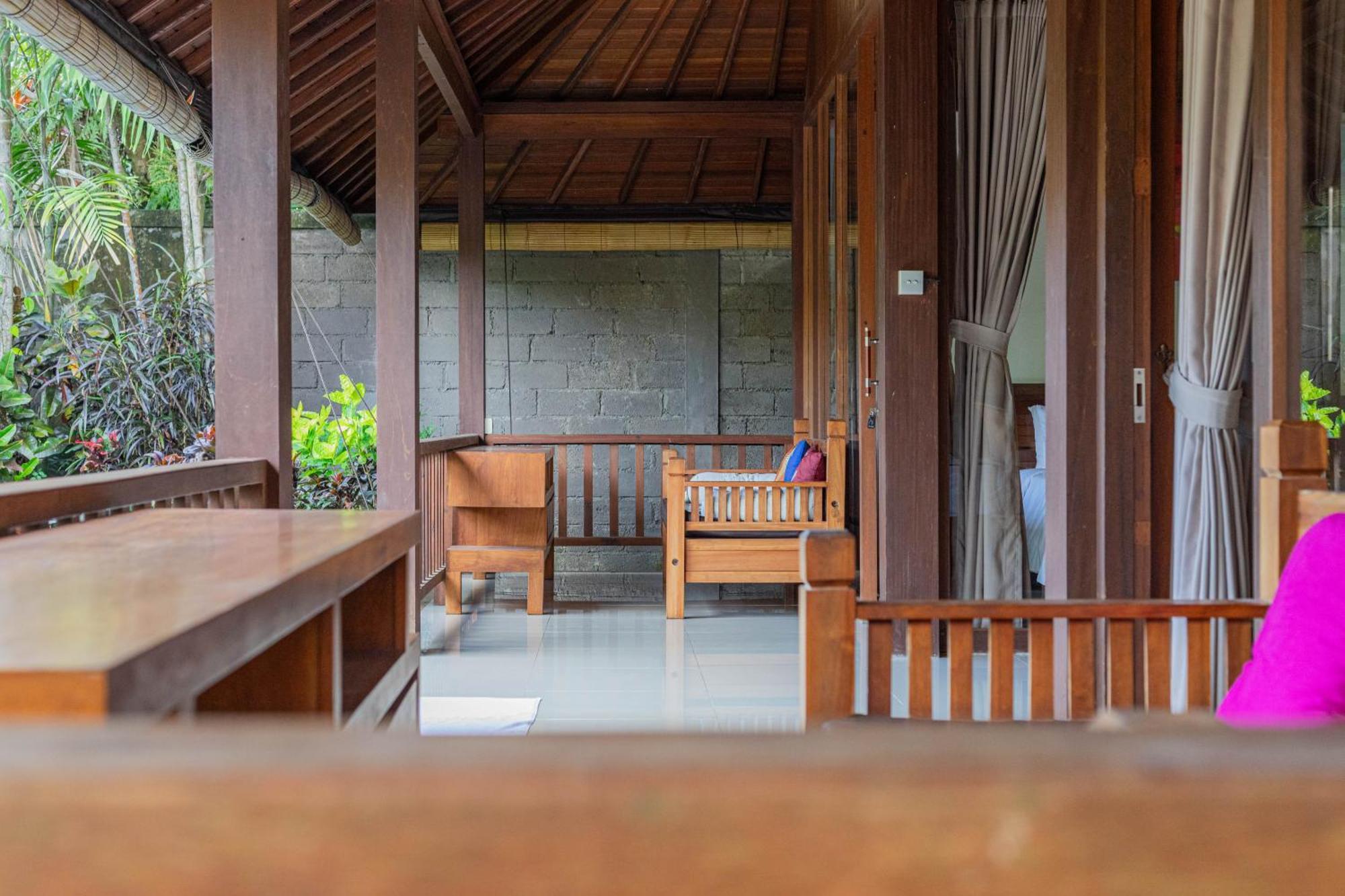 Sari Bamboo Bungalows Ubud Chambre photo